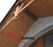 Podbitka może stanowić bardzo estetyczne wykończenie spodu dachu!